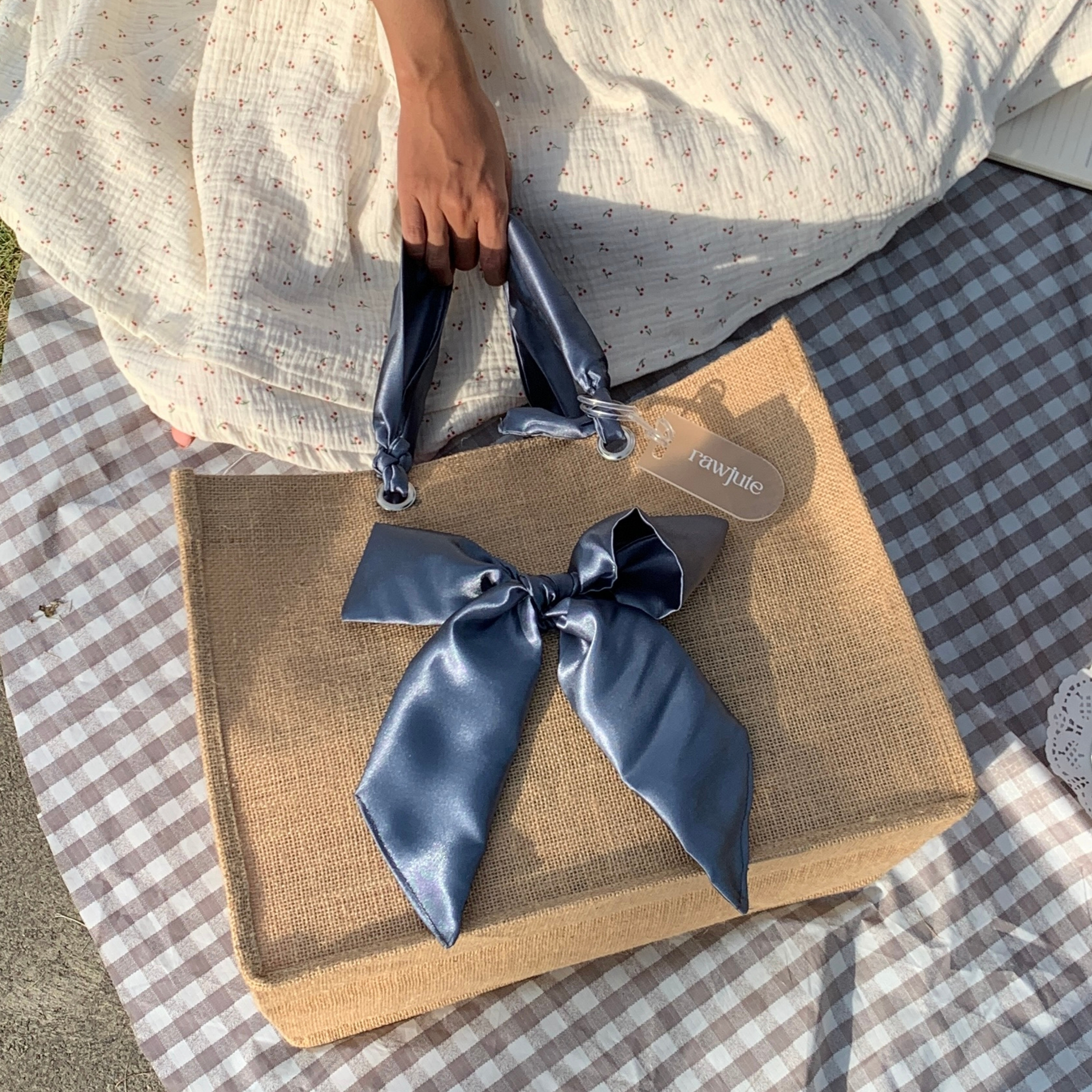 Tas jute Petite Classic
